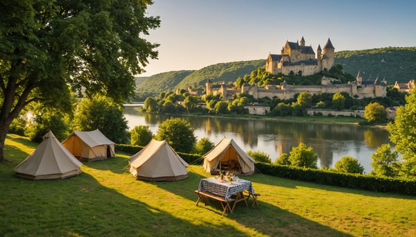 Camping de charme à beynac : nature, patrimoine et détente